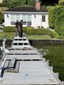 Under dock pump installation Specialty Pump & Well