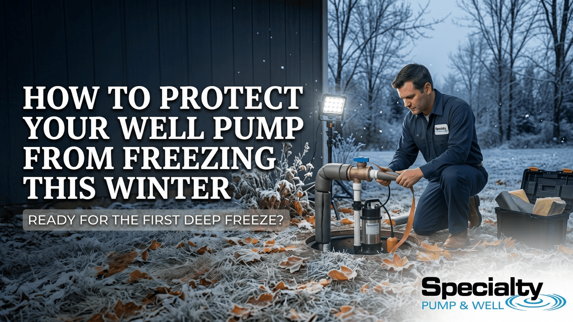 How to Protect Your Well Pump from Freezing This Winter