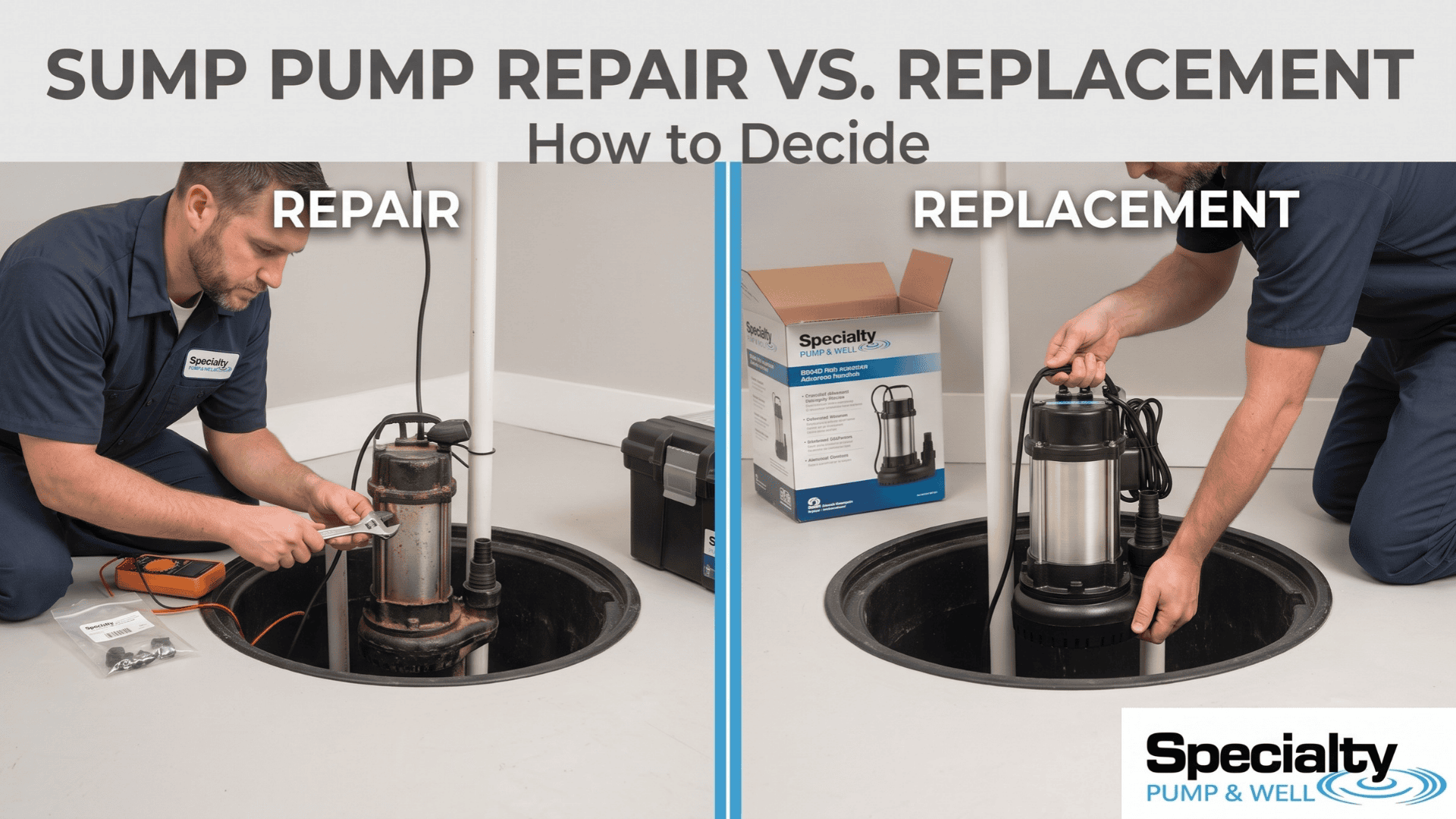 Sump Pump Repair vs. Replacement_ How to Decide